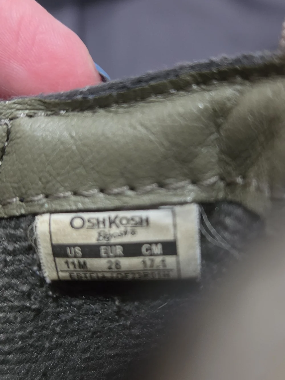 OshKosh B'gosh Taupe/Gray Kids Perforated Ankle Boots
